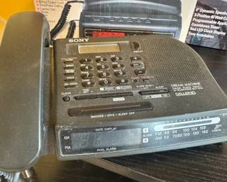 Sony Dream Machine Combination Telephone and Clock Radio