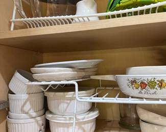 corning, where ramekins, vintage, corning, ware, inches and spices