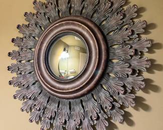 Sunburst wall mirror