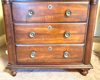 Handcrafted Bedroom Dressers, Nightstand, Mirror, and Headboard