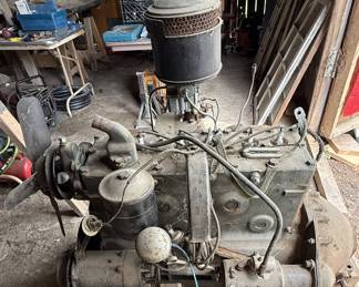 Ford flathead inline-six engine, likely a 226 cubic inch (3.7 L) version used in Ford cars and trucks from 1941 to 1947.