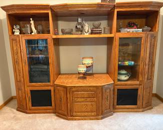 3-piece set with side pullout storage!