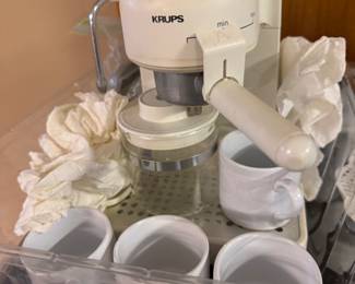 One of the first Krups cappuccino machines!