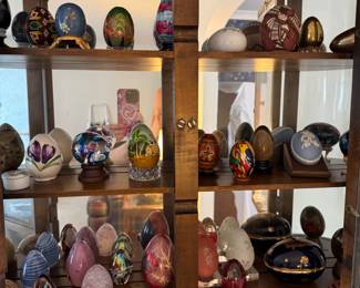 Collection of collectible eggs
