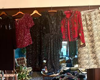 Vintage party dresses, top, jacket and skirt