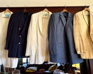 Vintage men’s dinner jackets, sport coats