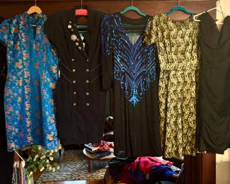 50’s - 80’s cocktail and party dresses