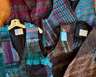 Handwoven 1970’s vests