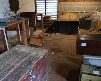 large wood storage boxes
