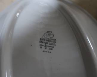 Back of dishes