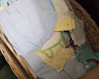 lots of vintage baby and toddler clothes