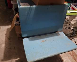 vintage school desk
