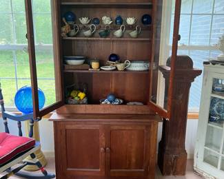 Cherry cupboard open
