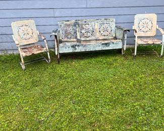 3pc metal glider set
