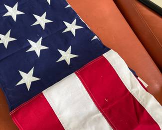 10ft American flag w stitched stars 