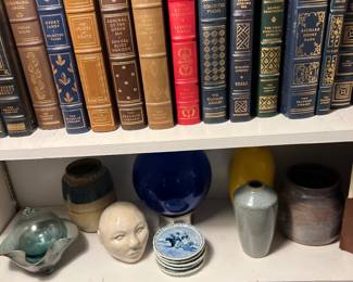 Franklin mint leather bound book collection