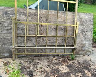 Brass headboard and footboard