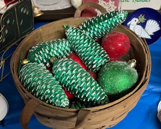 New Pine cone ornaments