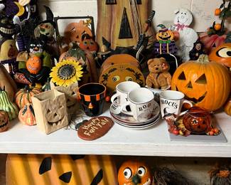 Fall and Halloween decor