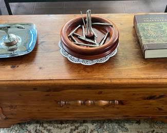 Cedar chest
Wooden nut bowl