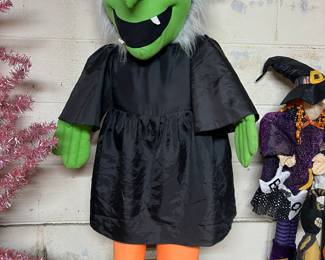 Large stuffed witch