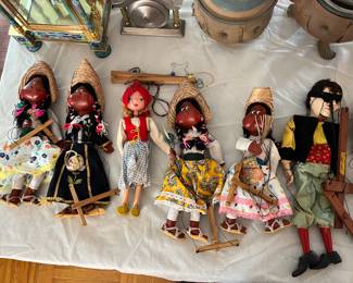 Vintage puppets