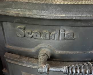 Cast iron Franklin stove