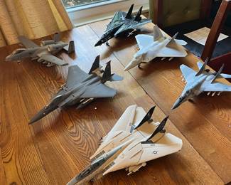 Frankling Mint fighter jets