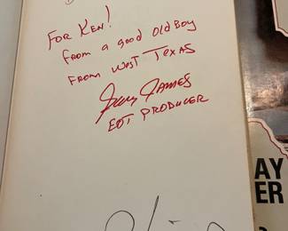 Signed Ray Miller Eyes of Texas Travel Guide