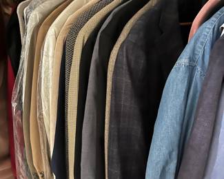 Men's suit coats