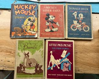 Vintage 1930's and 40's Disney books