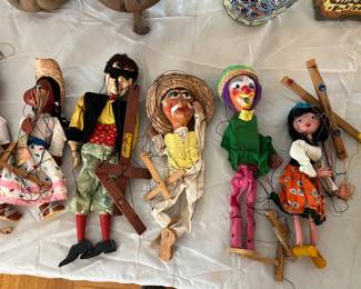 Vintage puppets