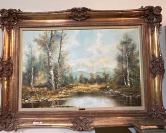 Oil on Canvas by German artist J. Fuhrmann