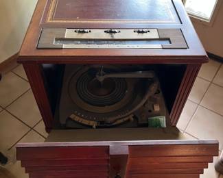 Vintage Zenith radio and phonograph