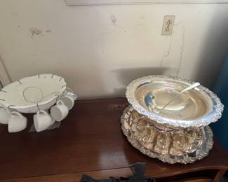 2 Punch Bowl Sets