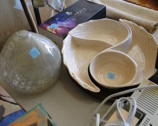 Mid Century Modern serving pieces