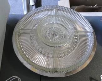 Serve your pickles, and olives, and other fun vintage snacks in this piece