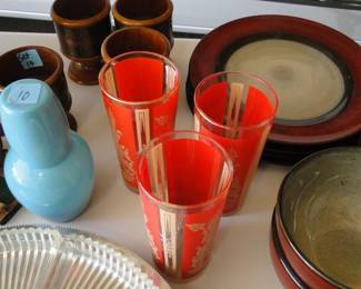 Mid Century Modern Glasses, and plenty of great place settings as well