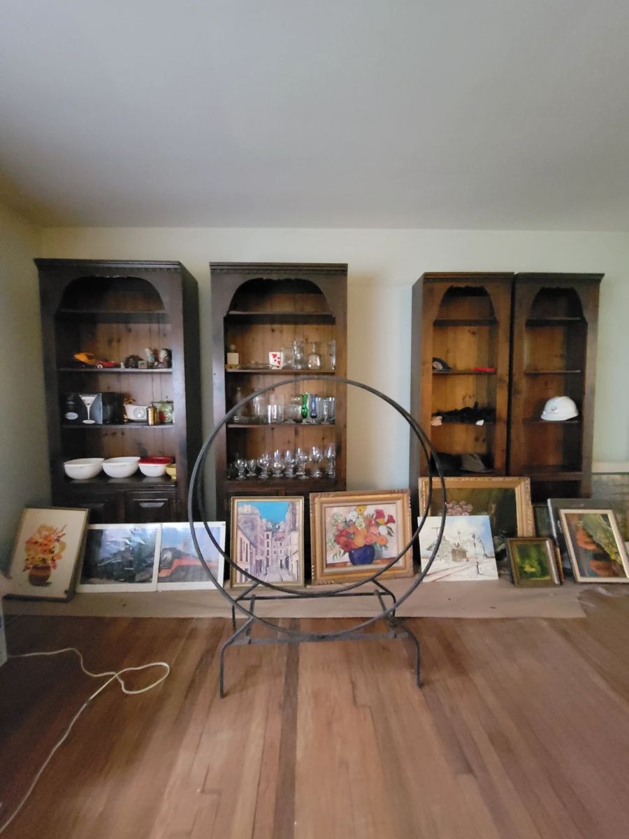 Vintage artwork and home decor