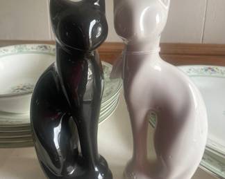 MCM white and black cats