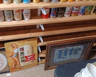 Vintage beer signs