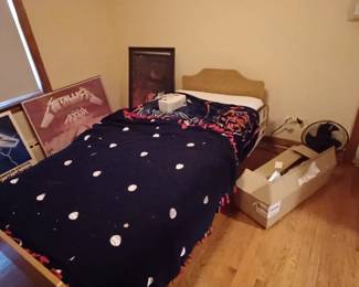 Hospital bed. Head and foot both raise.
Side rails with power control. Lightly used