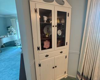 corner curio cabinet
