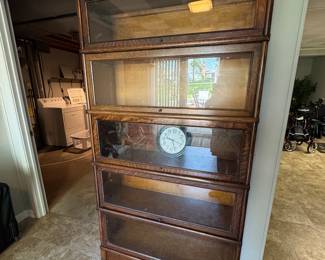 antique oak 6 stack Barrister Bookcase