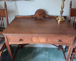 antique oak desk