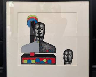 Paul Von Hoeydonk serigraph