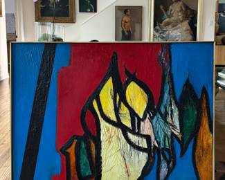 Large abstract oil