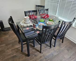Crate & Barrel Table with Canadel Chairs