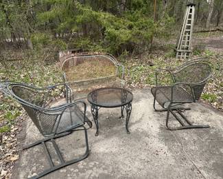 Wrought Iron Patio Set