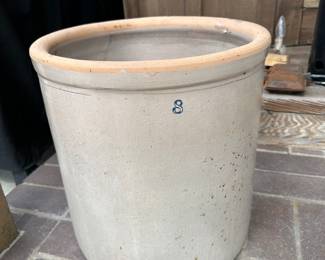 Antique 8 Gallon Crock